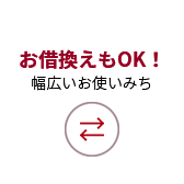 お借換えもOK！幅広いお使いみち