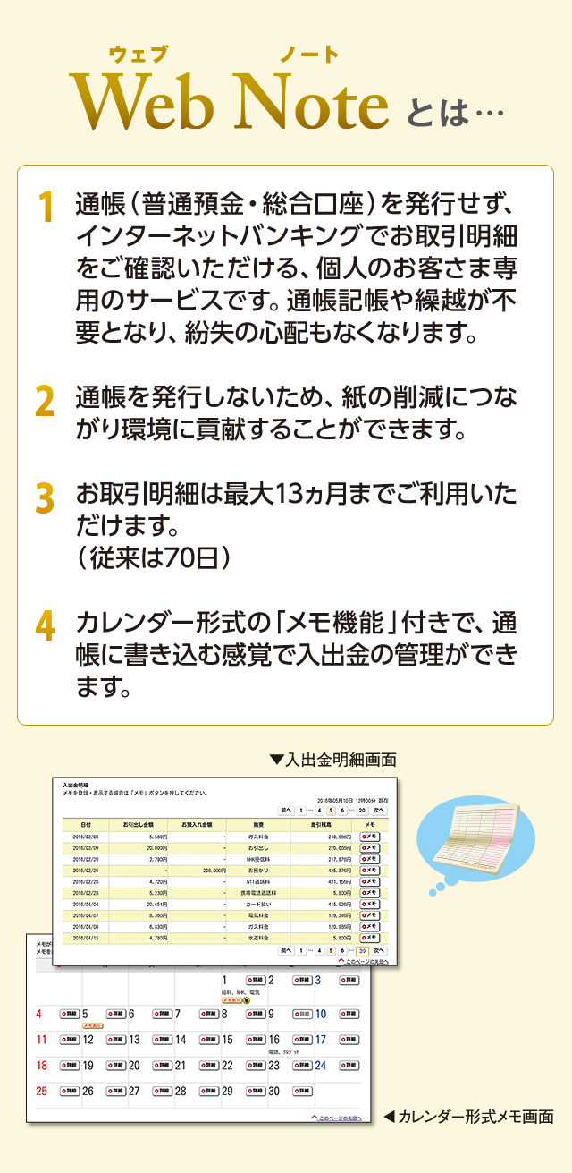 Web Note（ウェブノート）とは…